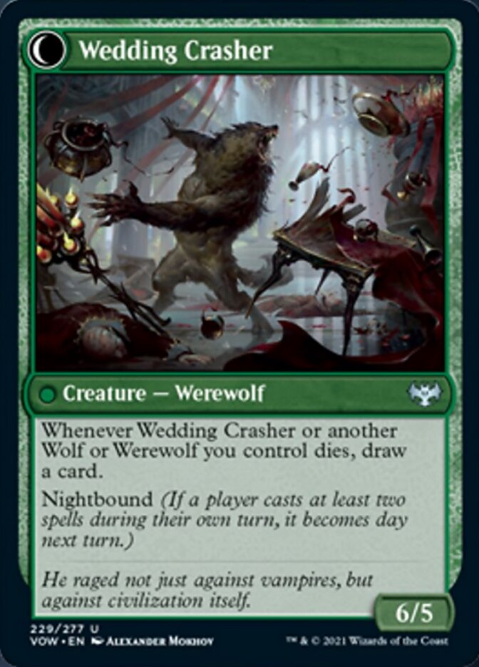 Wolfkin Outcast // Wedding Crasher (VOW-229) - Innistrad: Crimson Vow: (Double Faced Transform)
