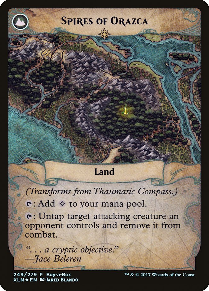 Thaumatic Compass // Spires of Orazca (BABP-249) - XLN Treasure Chest: (compasslanddfc) Foil
