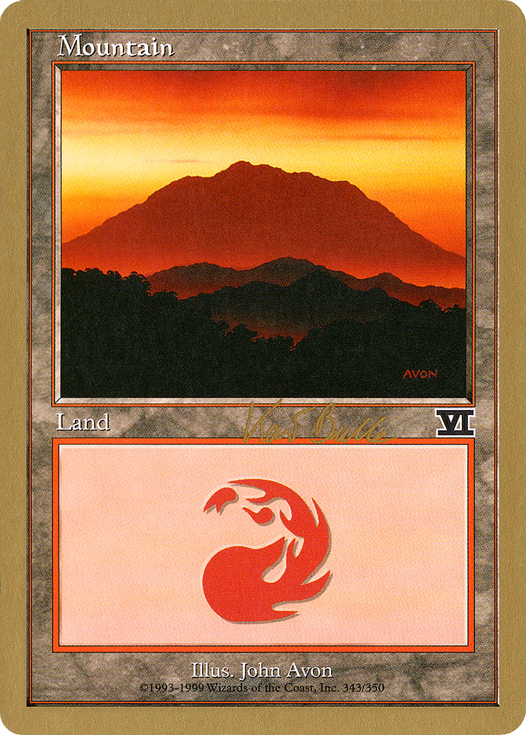 Mountain (WCD-KB343) - World Championship Decks 1999