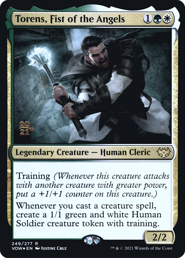 Torens, Fist of the Angels (PRE-249S) - Innistrad: Crimson Vow Promos Foil
