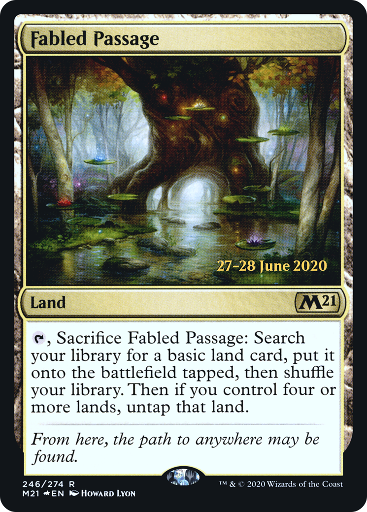 Fabled Passage (PRE-246S) - Core Set 2021 Promos Foil