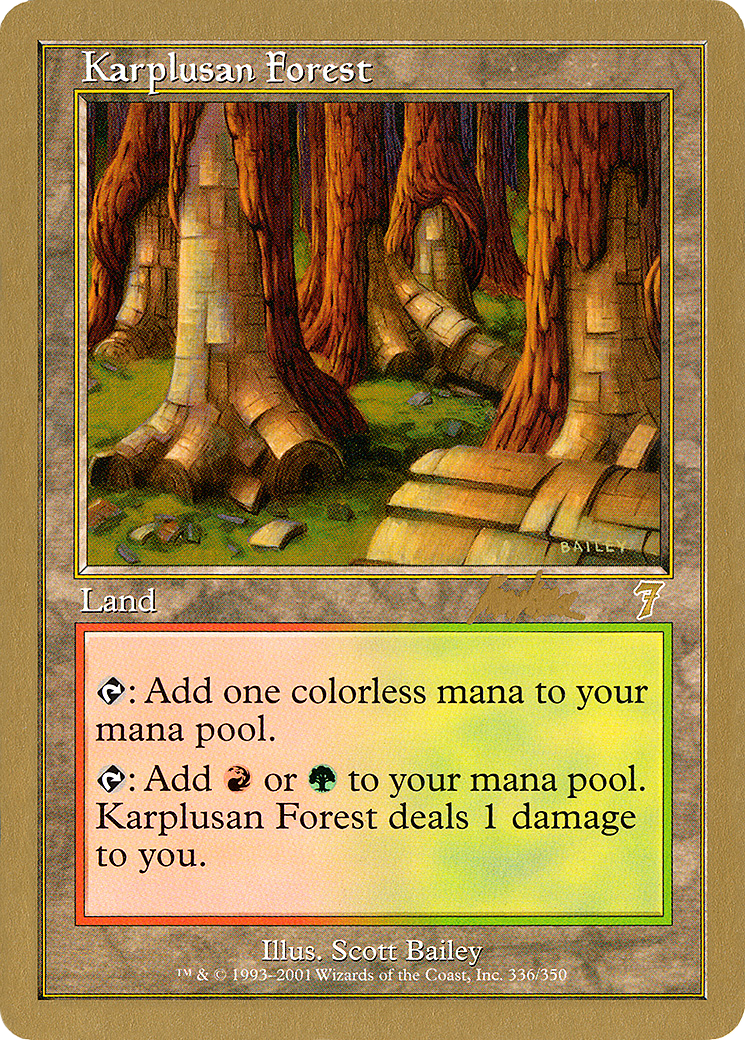 Karplusan Forest (WCD-BK336) - World Championship Decks 2002