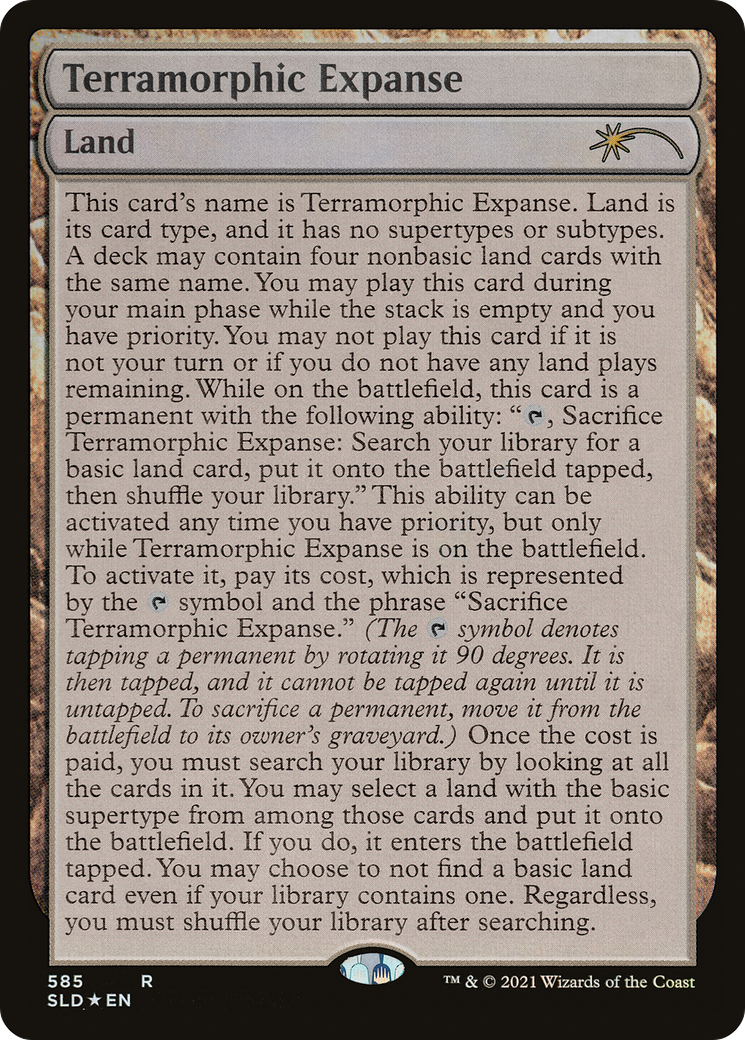 Terramorphic Expanse (SLD-585) - Secret Lair Drop Foil