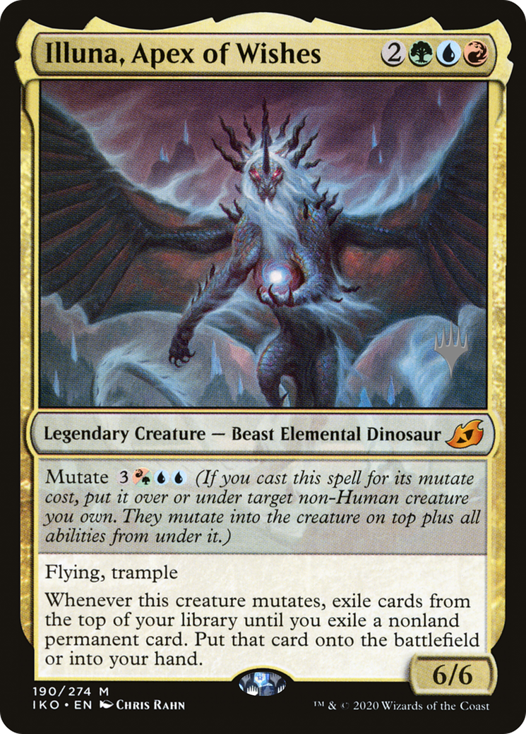 Illuna, Apex of Wishes (PPIKO-190P) - Ikoria: Lair of Behemoths Promos