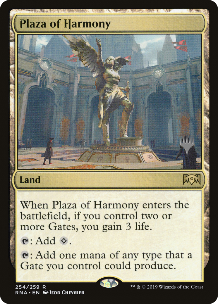 Plaza of Harmony (PPELD-254P) - Ravnica Allegiance Promos