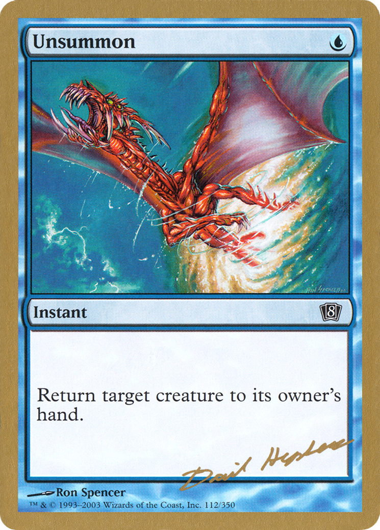Unsummon (WCD-DH112) - World Championship Decks 2003