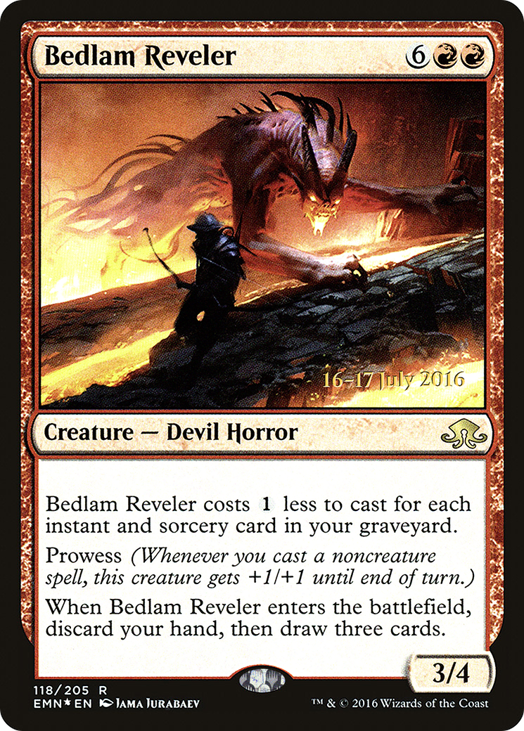 Bedlam Reveler (PRE-118S) - Eldritch Moon Promos Foil