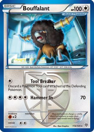 Bouffalant (Team Plasma) 114/135 - Plasma Storm