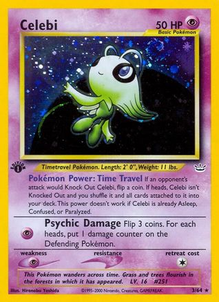 Celebi 003/64 - Neo Revelation