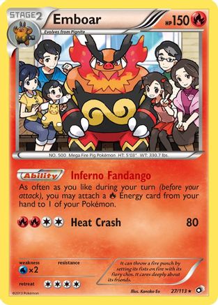 Emboar 027/113 - Legendary Treasures Holofoil