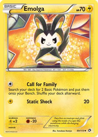 Emolga 049/113 - Legendary Treasures