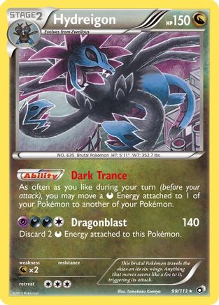 Hydreigon 099/113 - Legendary Treasures Holofoil