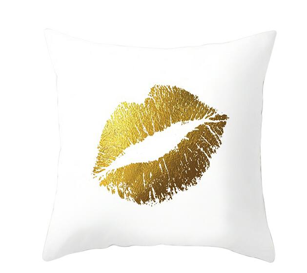 Black White Heart Cushion Cover Arrow I Love You Letters Happy Valentine Pillow Covers Gifts for Couples Valentine's Decoration