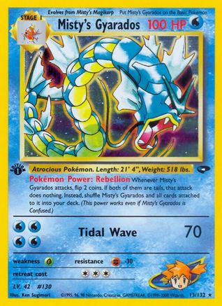 Misty's Gyarados 013/132 - Gym Challenge