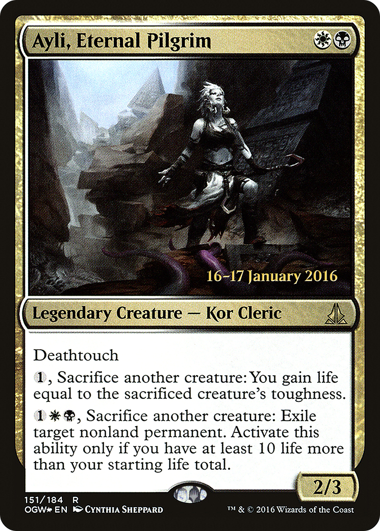 Ayli, Eternal Pilgrim (PRE-151S) - Oath of the Gatewatch Promos Foil