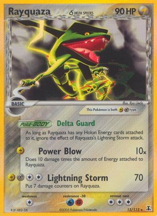 Rayquaza (Delta Species) 013/113 - Delta Species Reverse Holofoil