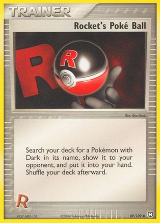 Rocket's Poke Ball 089/109 - Team Rocket Returns