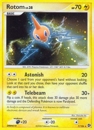 Rotom 007/106 - Great Encounters Holofoil