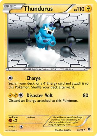 Thundurus 035/98 - Emerging Powers Holofoil