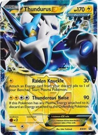 Thundurus EX (Team Plasma) BW81/101 - Black and White Promos Holofoil