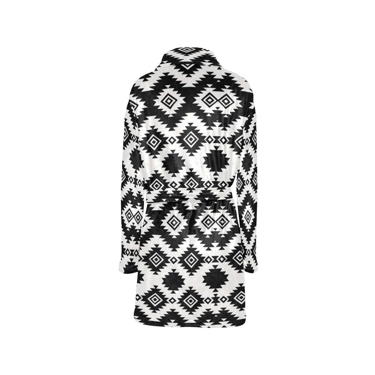 Baha Ranch Black Aztec Women's Western Bath Robe