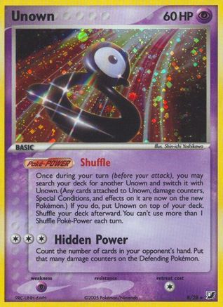 Unown 00B/115 - Unseen Forces Holofoil