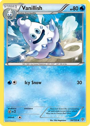 Vanillish 036/135 - Plasma Storm Reverse Holofoil