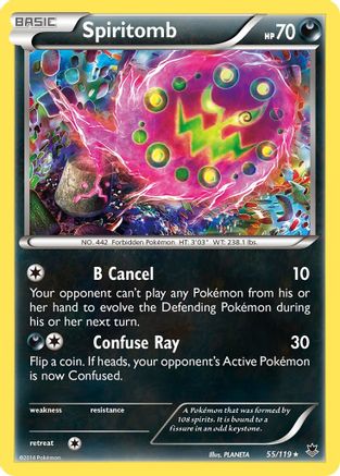 Spiritomb 055/119 - XY  Phantom Forces