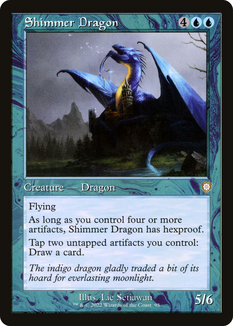 Shimmer Dragon (BRC-095) - The Brothers' War Commander