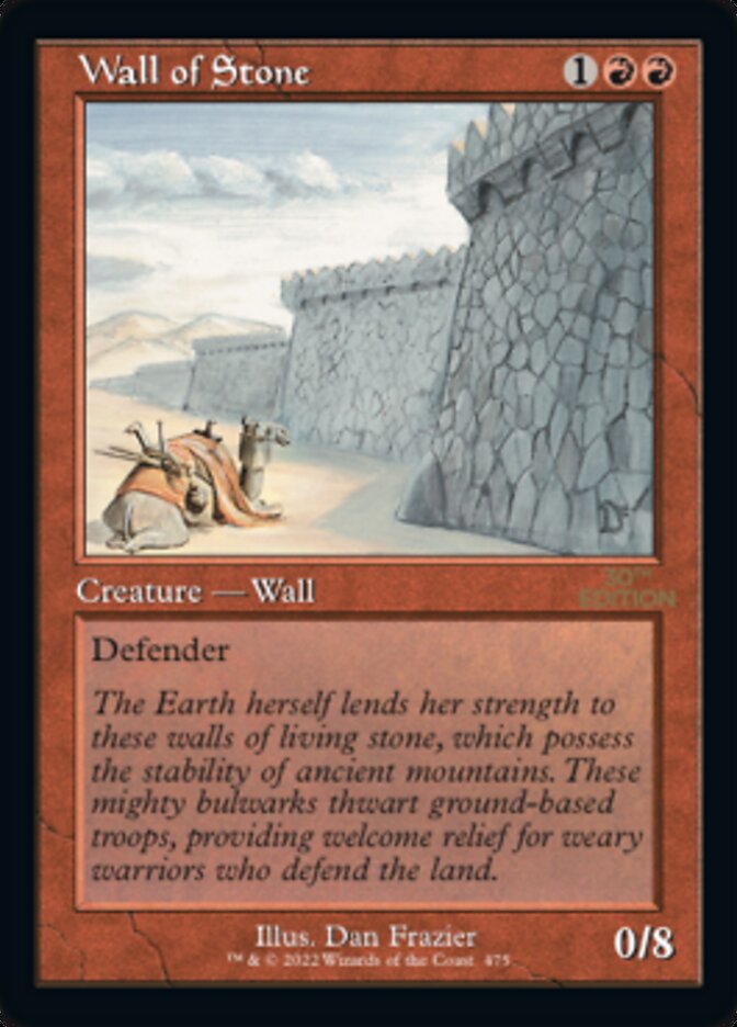 Wall of Stone (30A-475) - 30th Anniversary Edition