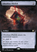 Obsidian Obelisk (DMC-094) - Dominaria United Commander: (Extended Art)