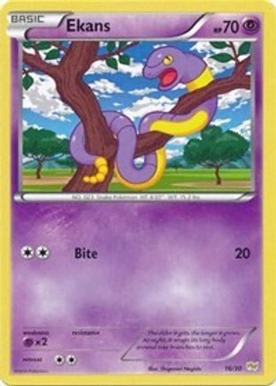 Ekans 016 - XY Trainer Kit Sylveon & Noivern