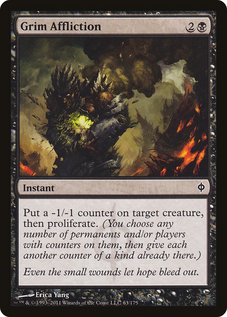 Grim Affliction (NPH-063) - New Phyrexia