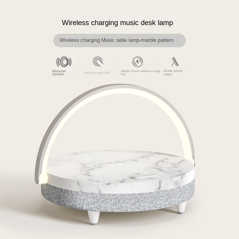 Living desk lamp, mobile phone, wireless charging, Bluetooth speaker, minimalist ins, bedside lamp