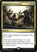 Anguished Unmaking (PRE-242S) - Shadows over Innistrad Promos Foil