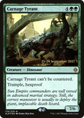 Carnage Tyrant (PRE-179S) - Ixalan Promos Foil