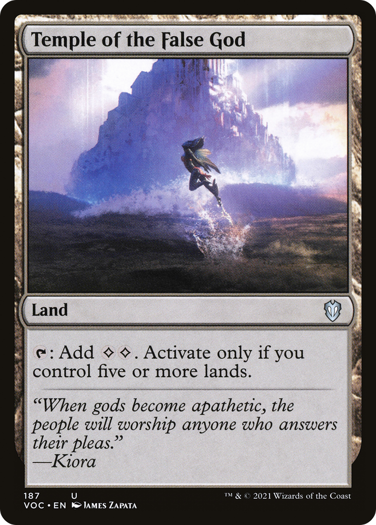 Temple of the False God (VOC-187) - Crimson Vow Commander