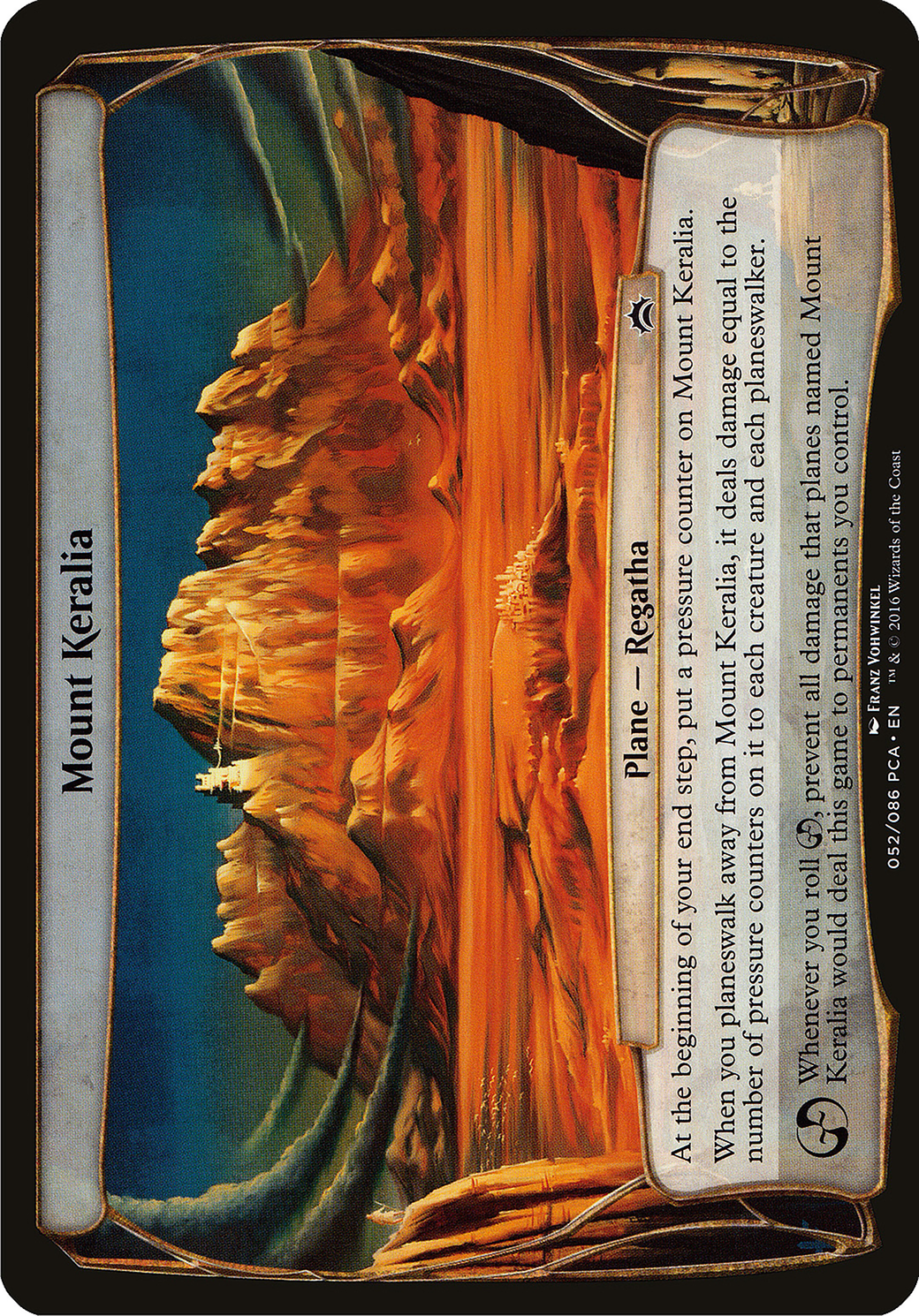 Mount Keralia (OVER-052) - Planechase Anthology Planes
