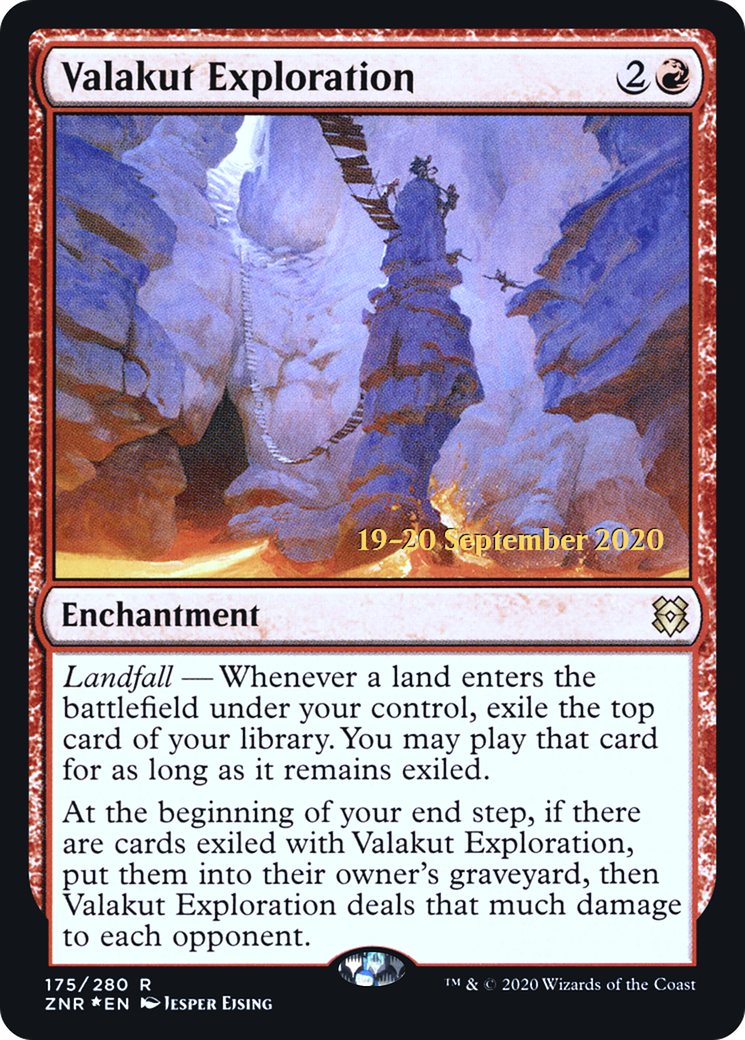 Valakut Exploration (PRE-175S) - Zendikar Rising Promos Foil