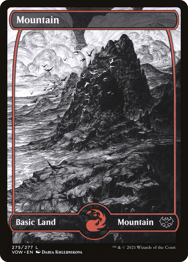 Mountain (VOW-275) - Innistrad: Crimson Vow: (Showcase)