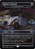 Investigator's Journal (VOW-345) - Innistrad: Crimson Vow / Harker's Journal (Borderless)