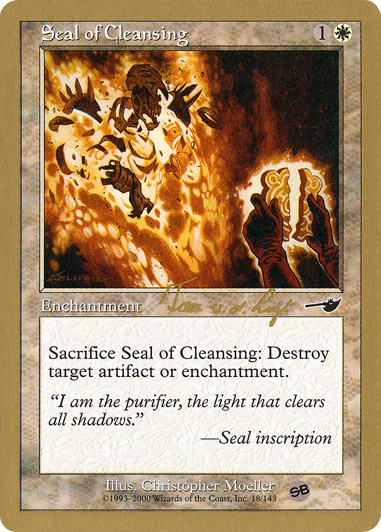 Seal of Cleansing (WCD-TVDL18SB) - World Championship Decks 2000