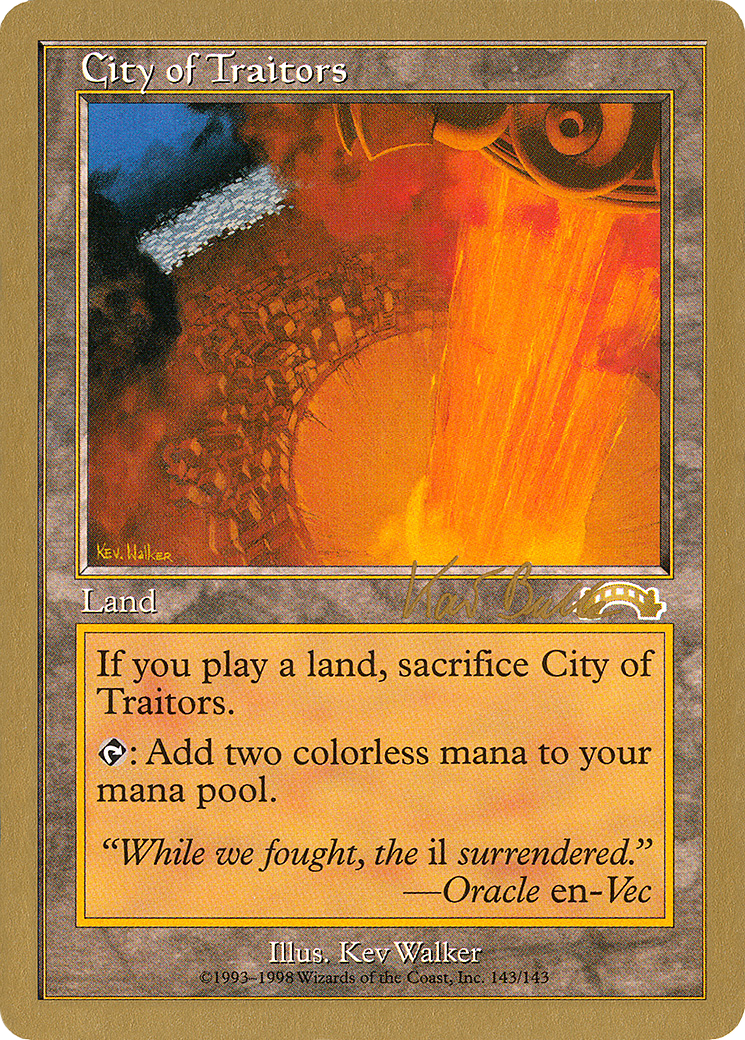 City of Traitors (WCD-) - World Championship Decks 1999