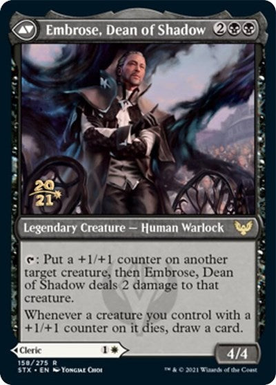 Shaile, Dean of Radiance // Embrose, Dean of Shadow (PRE-158S) - Strixhaven: School of Mages Promos Foil