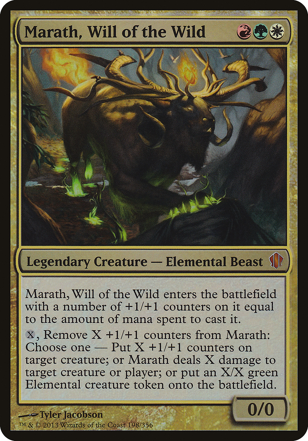 Marath, Will of the Wild (OVER-198) - Commander 2013 Oversized Foil