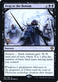 Drag to the Bottom (PRE-091) - Dominaria United Promos Foil