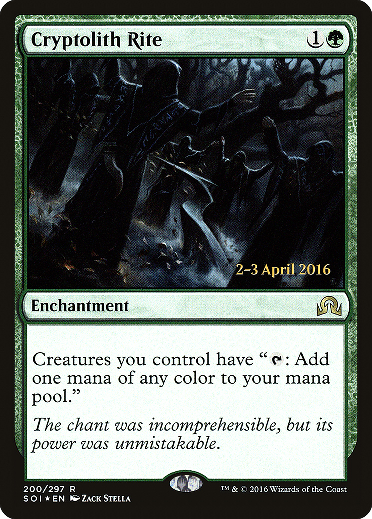 Cryptolith Rite (PRE-200S) - Shadows over Innistrad Promos Foil
