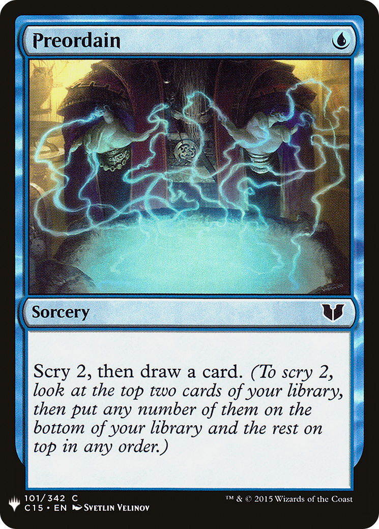 Preordain (LIST-C15-101) - The List