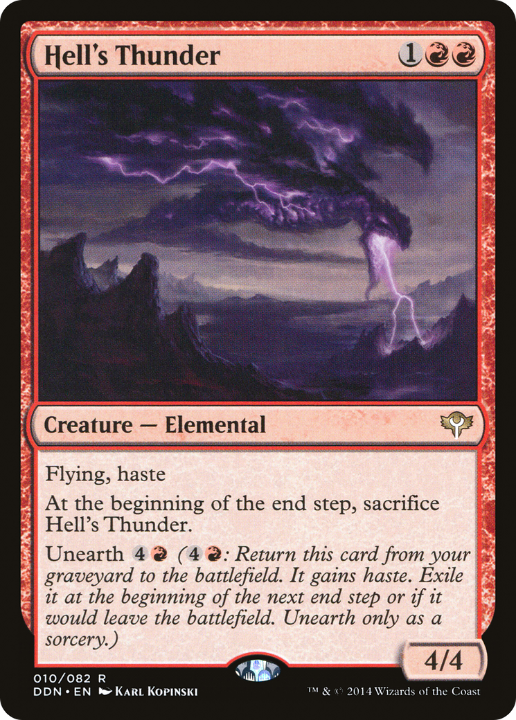 Hell's Thunder (DDN-010) - Duel Decks: Speed vs. Cunning