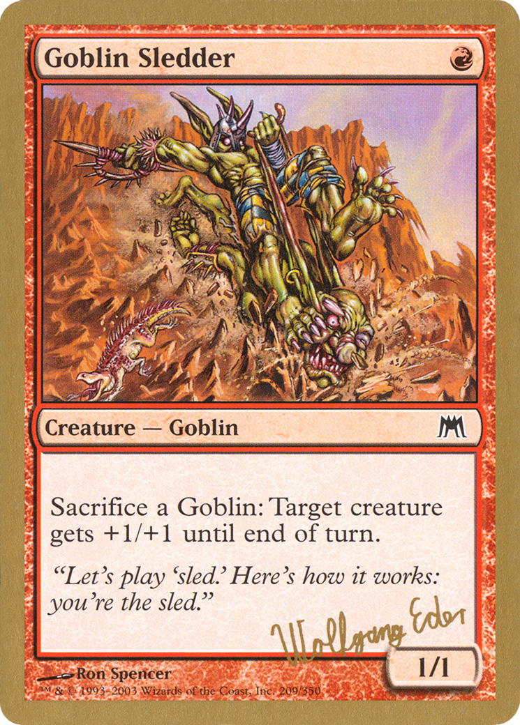 Goblin Sledder (WCD-WE209) - World Championship Decks 2003